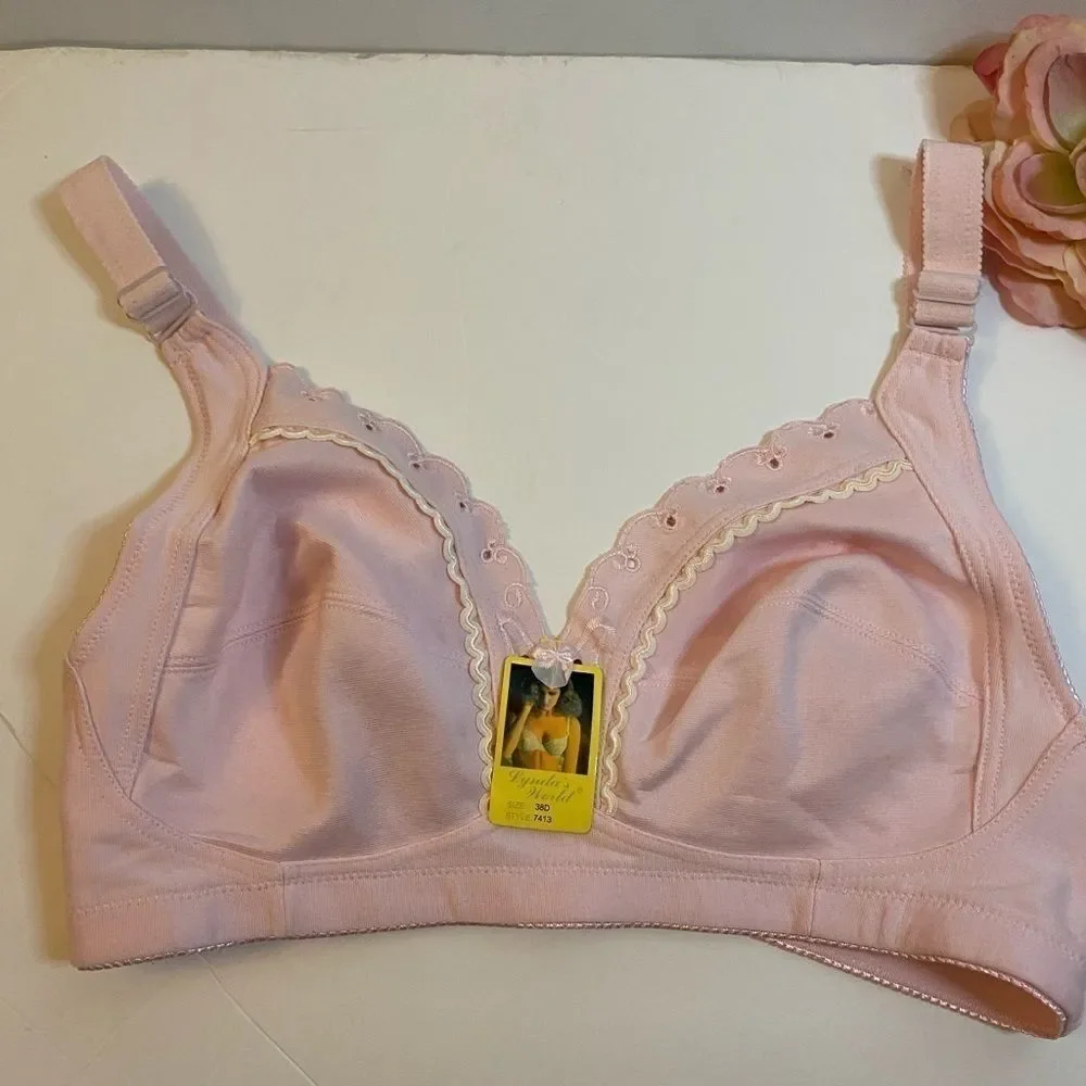 🎀Lynda’s world fashion embroidery floral  Bra-38D